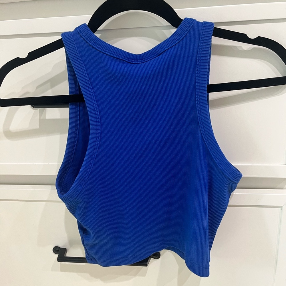 H&M Royal Blue Ribbed Tank Top - Picture 3 of 3